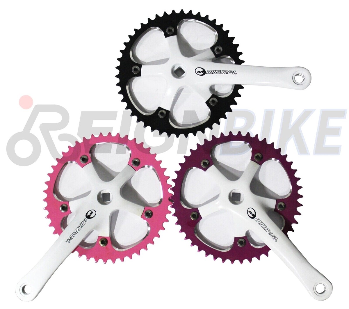 46T Tooth Crank Set with Chainring Fixed Gear 170mm Crank Arms 9