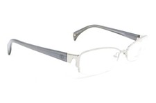 New Authentic Alain Delon AD6093H C.111 Vintage France Half Rim Metal Eyeglasses