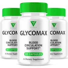 (3 Pack) GlycoMax Blood Support Supplement, Glyco Max Capsules (180 Capsules)