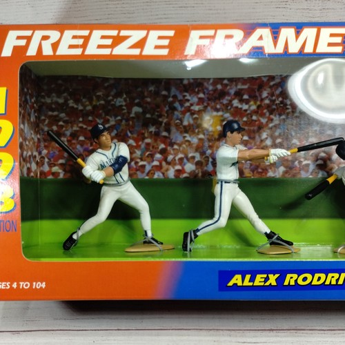 MLB 1998 Alex Rodriguez Seattle Mariners Figure Set Starting Lineup Freeze Frame - Picture 2 of 17