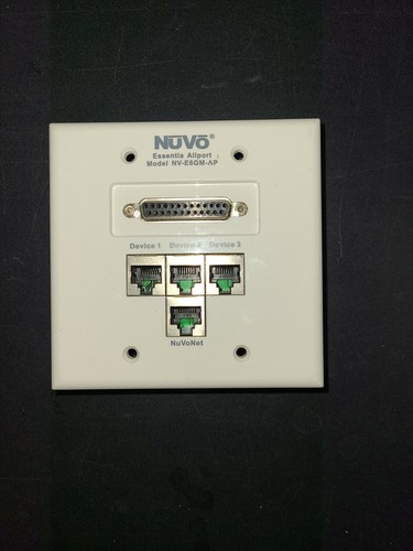 Clavier Mural De Contrôle Nuvo Essentia NV-E6GCP-DC Blanc - Occasion En Bon état De Marche