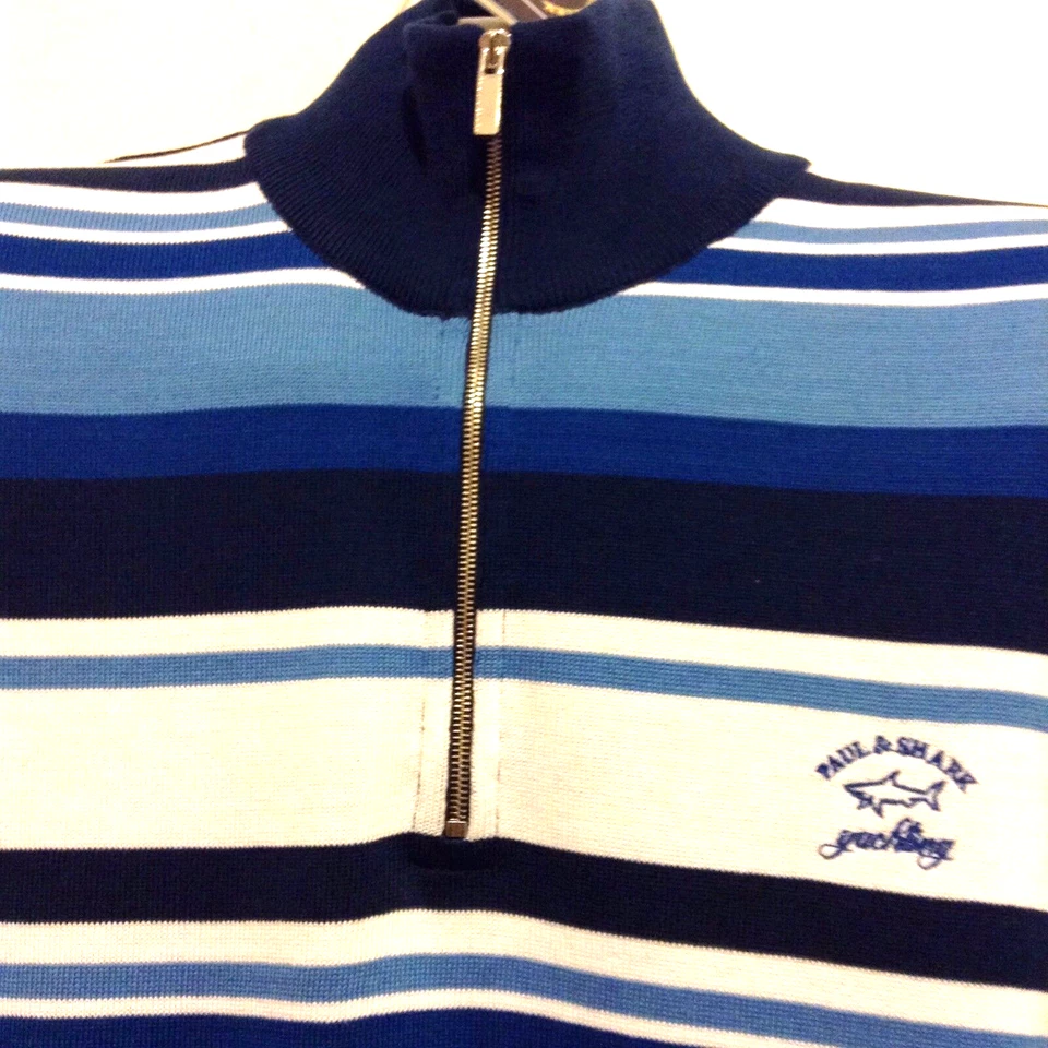 Paul & Shark Yachting AUTHENTIC Cotton Men's Italian Shirt Sweater Size XL - Image 3 of 4