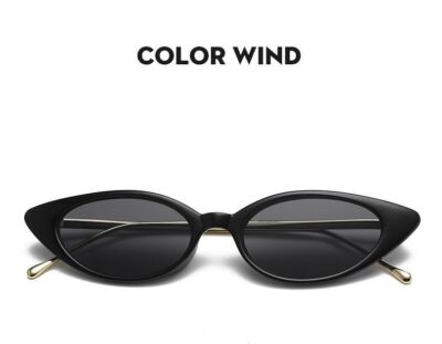 Retro Cat Eye Sunglasses-Women UV400 Vintage Polycarbonate  display picture 1
