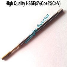 HSSE TIN Long Shank Thread Fluteless taps Machine Extended Forming Tap M2 to M12