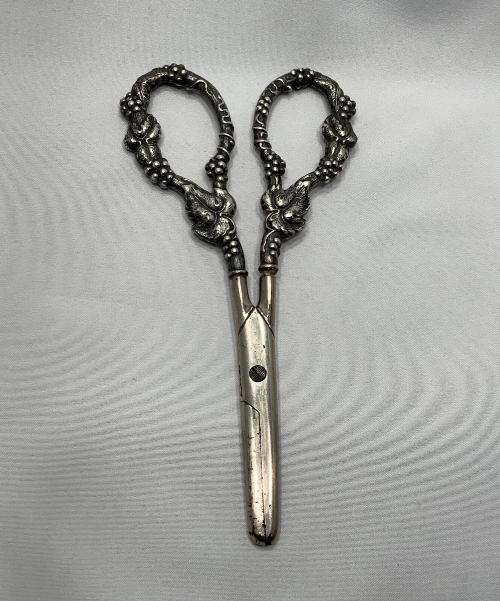 VINTAGE STERLING SILVER GRAPE VINE SHEARS/SCISSORS | eBay