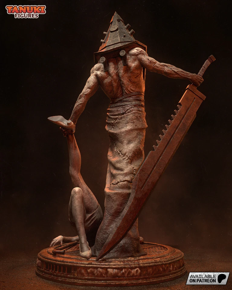 Pyramid Head Silent Hill 1:10/1:12 Scale (3D) Printed Model Kit - Image 4 of 4
