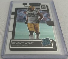 2022 Donruss Optic Football Devonte Wyatt Green Bay Packers Rated Rookie #255