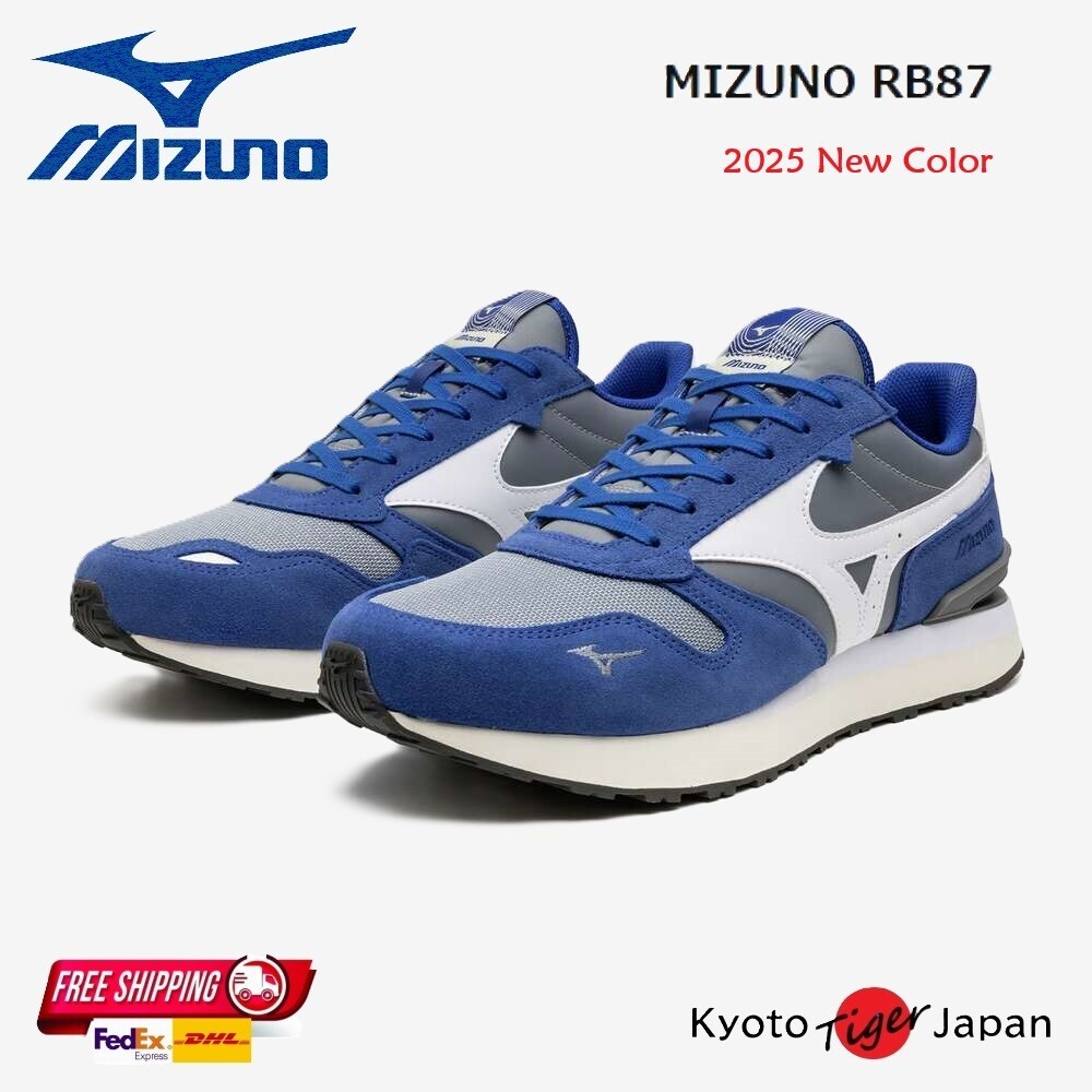 靴/バッグ MIZUNO RB87 MIZUNO RB87 ( Gray/White/Blue ) D1GA2352-19 Unisex Casual Walking