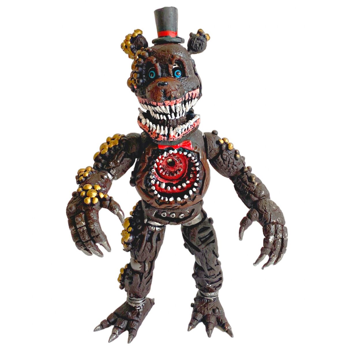 TWISTED FREDDY Figure Animatronic Five Nights At Freddy's MEXICAN FIGURE  FNAF 9”