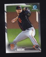 2016 Bowman Chrome Prospects Tyler Beede #BCP211 San Francisco Giants