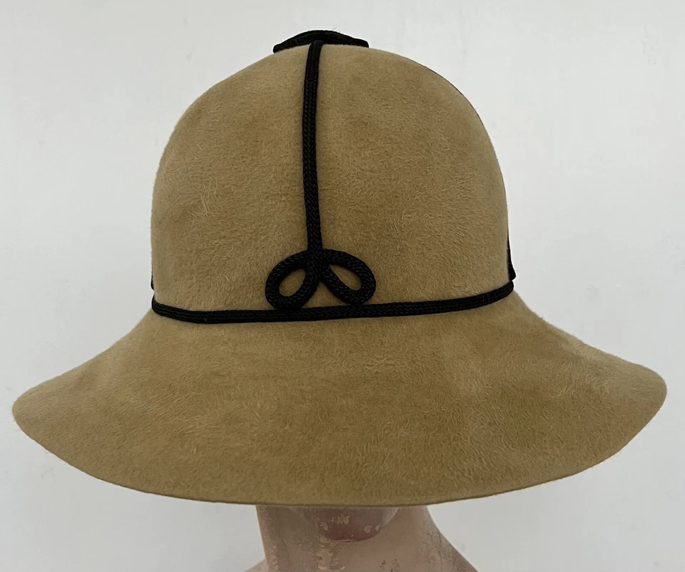 Sombrero Yves Saint Laurent Colección Rusa Años 70 Vintage  Foto 3 de 4