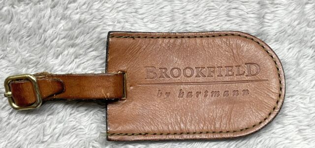 Brookfield by Hartman Leather Luggage Tag & Logo Hang Tag