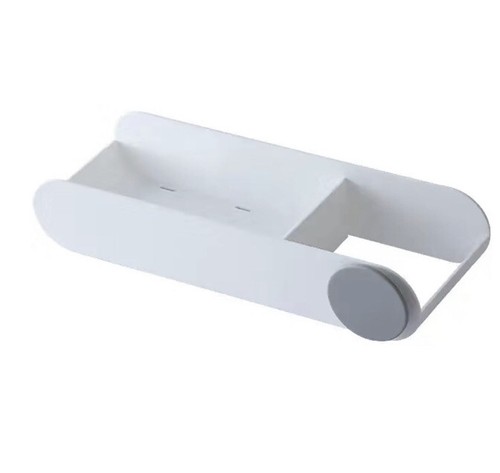 Wall-mounted hair dryer rack