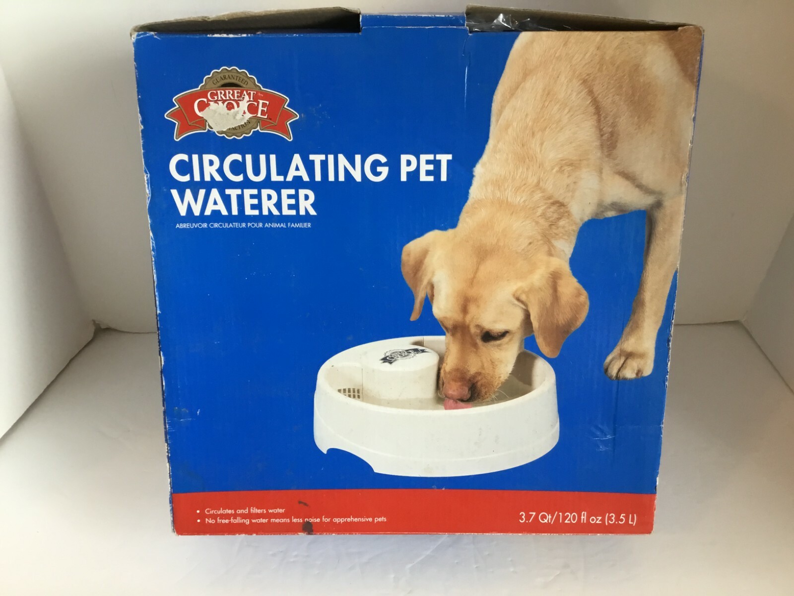 Circulating Pet Waterer, 3.7 Qt./120 fl. oz./3.5L, Great Choice NIB! eBay