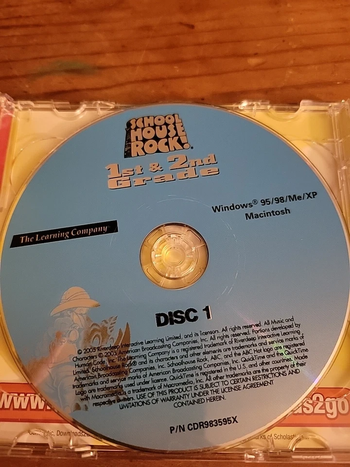 School House Rock! 1st & Second Grade (PC/MAC, 2005) With Math Rock - Image 2 of 4