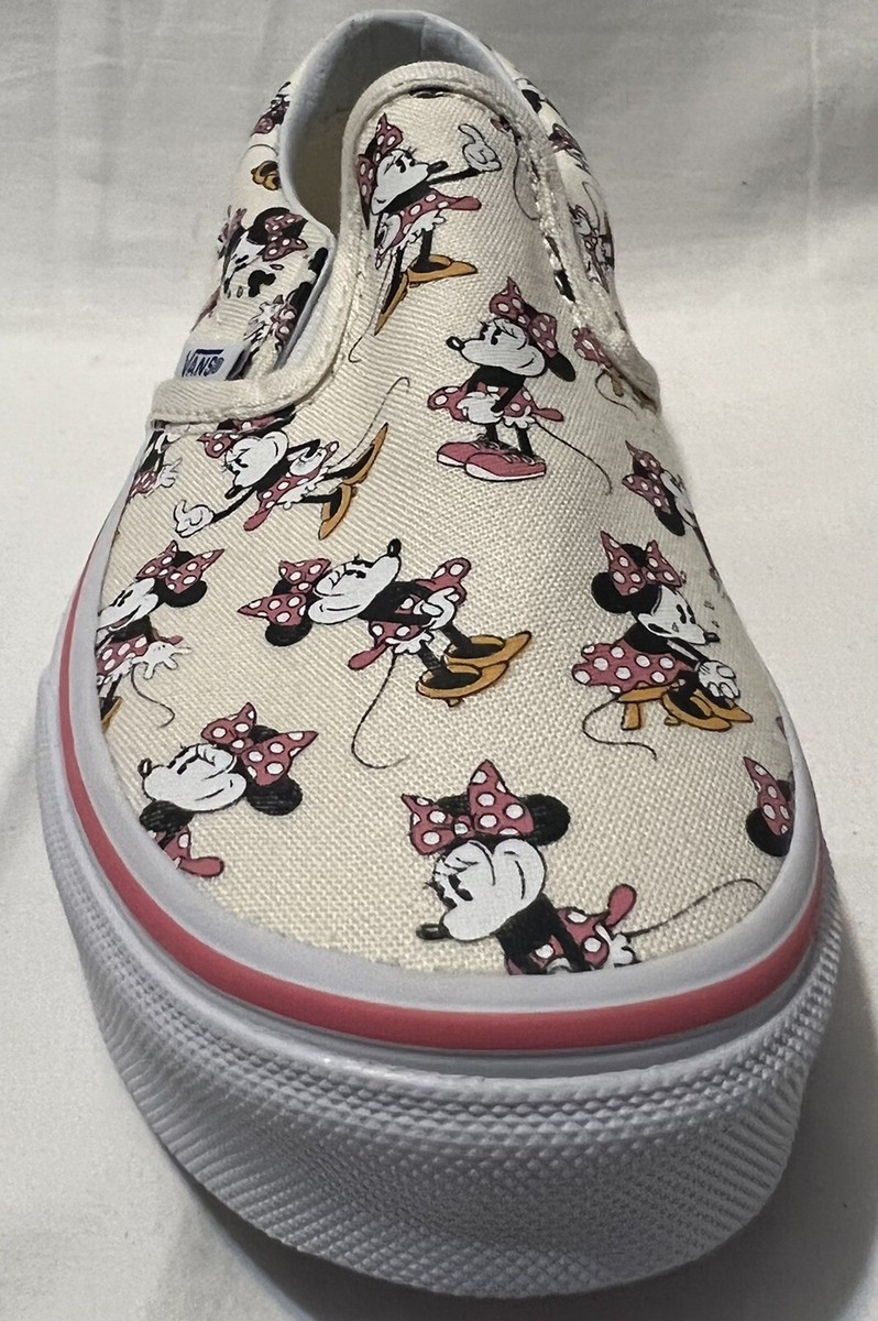 VANS X Kids Disney Minnie Mouse Slip On Shoes. Kid Sz: 2.5 | eBay