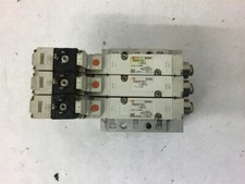 Smc Vqz2151-5Yz Solenoid Valve Lot Of 3--