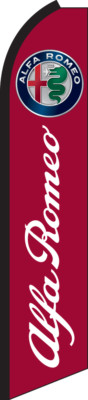 Alfa Romeo Swooper Flag Feather Super Bow Banner