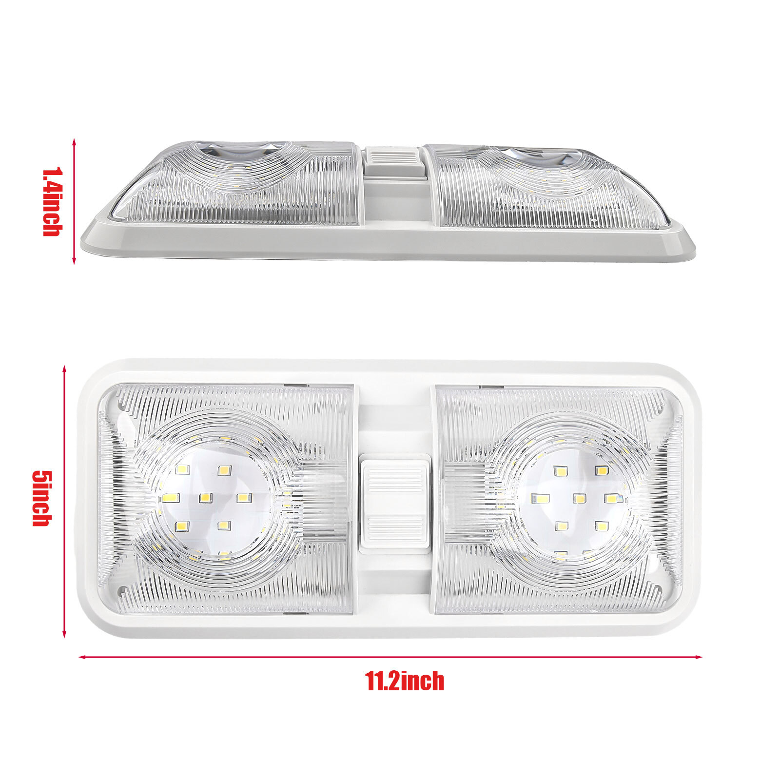 15 PCS 12V Led RV Ceiling Dome Light RV Interior Lighting for Trailer