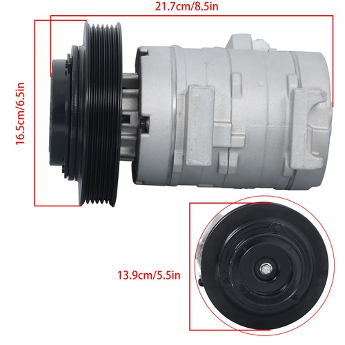 A/C Compressor For Toyota Corolla 2003-2008 Matrix 2003-2008 1.8L L4 CO 27000C - Picture 5 of 16