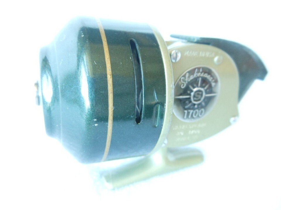 Vtg Shakespeare Wondereel 1700 II Model DJ Fishing Reel Made in US SpinCast s5.4