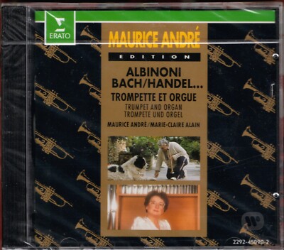 MAURICE ANDRE  EDITION - ALBINONI/BACH/HANDEL...TROMPETE ET ORGUE - CD ERATO - 