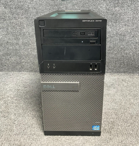 Dell Desktop PC Optiplex 3010 Intel Core i5 USB HDMI Output Black No Power Cord