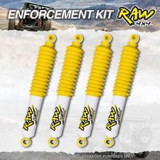 F + R 50mm RAW Nitro Max Shocks for Jeep Wrangler JL Gladiator JT RUBICON Models