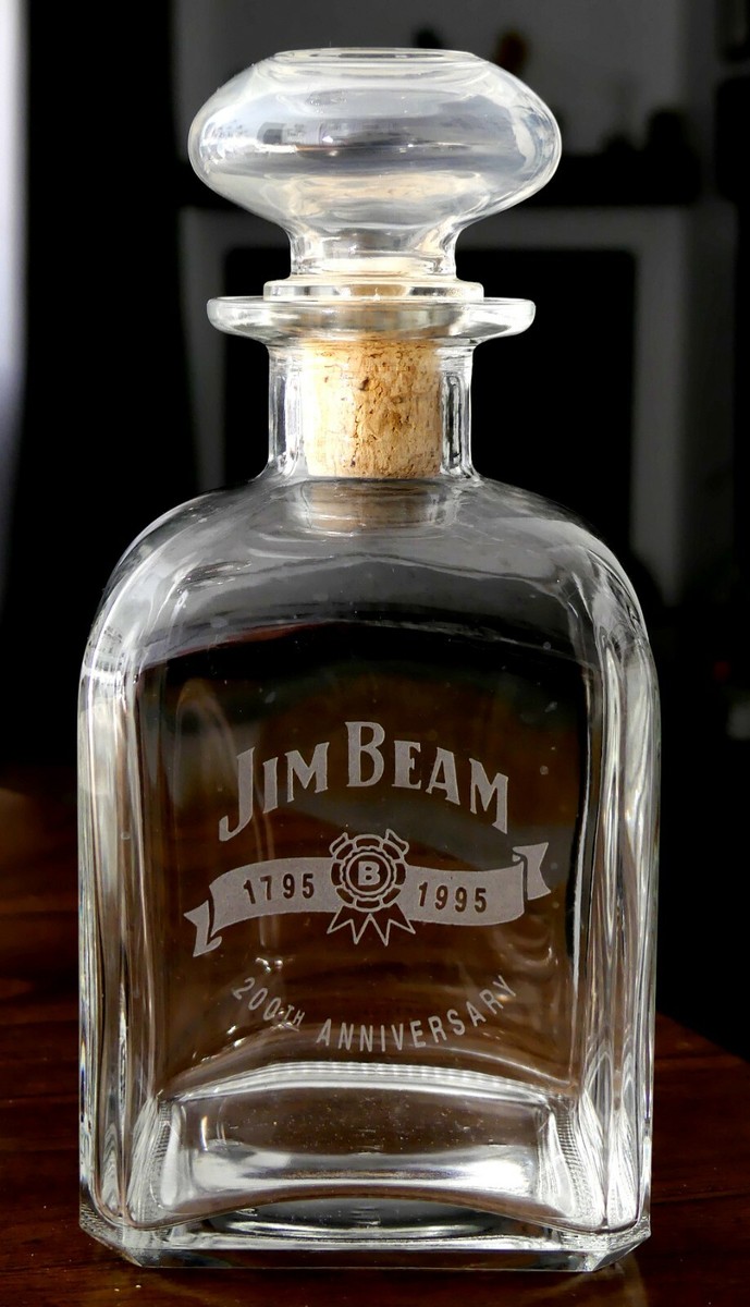 RARE VINTAGE JIM BEAM 200 YEARS ANNIVERSARY WHISKEY BOURBON BOTTLE