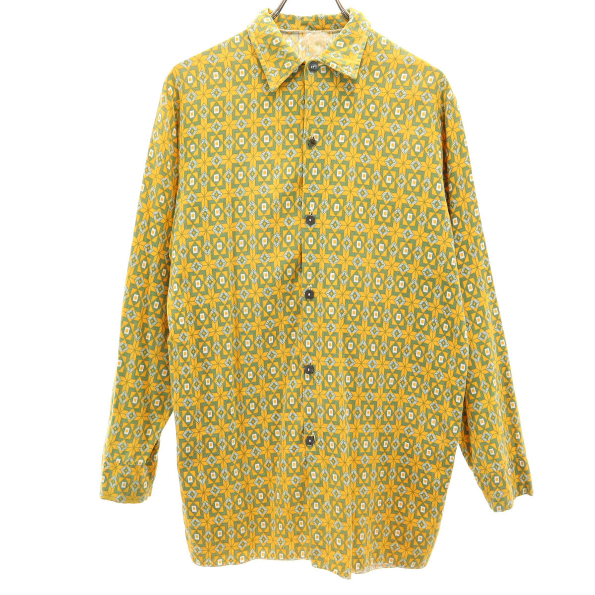 トップス 60s 70s Euro cotton open-collared shirt 60s DONEGAL S/S Open Collar Shirt | VOSTOK
