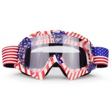 Motocross Motorcycle Goggles Clear Lens Dirt Bike Riding ATV Goggles Mx Goggl...