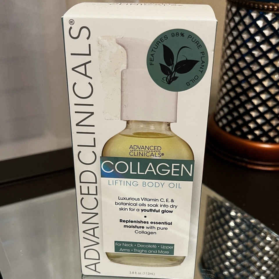 Advanced Clinicals Collagen Lifting Body Oil - Image 3 of 4