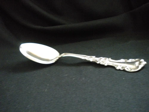 Large Sterling Silver Serving Spoon - International Silver - Avalon Pattern