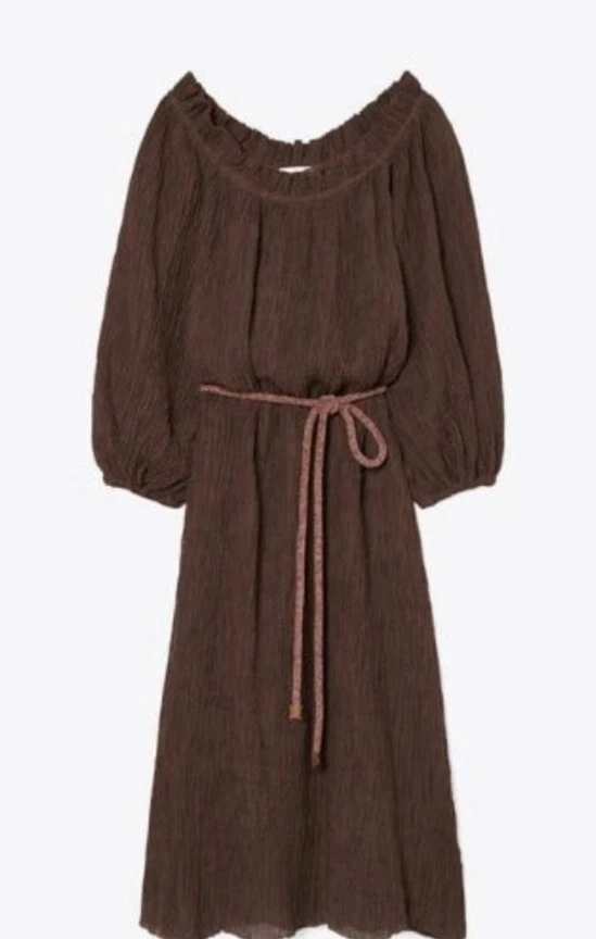 Abito con collo arricciato Tory Burch taglia small $498