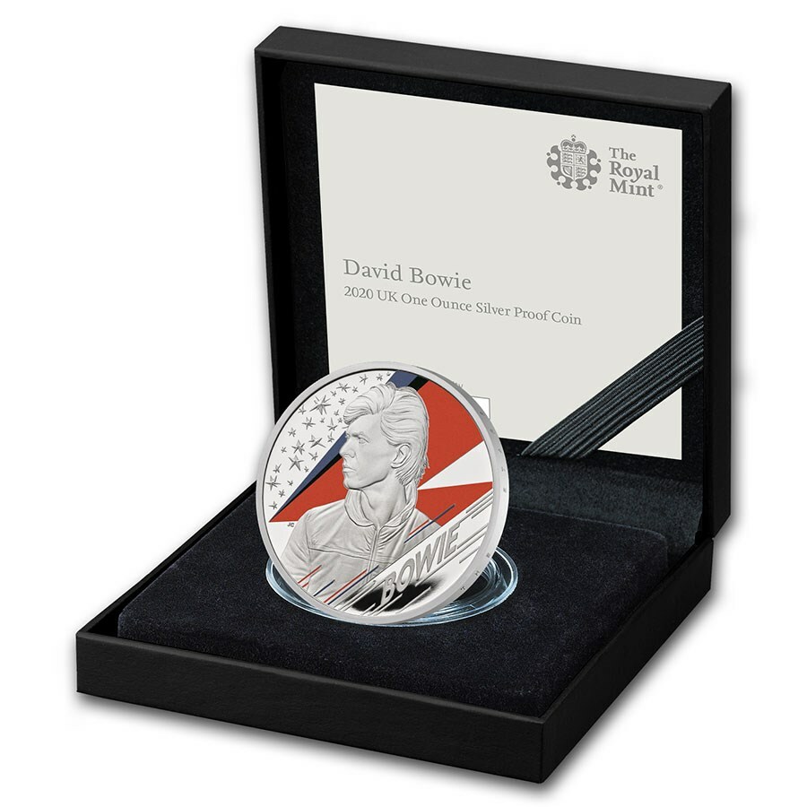 2020 イギリス ミュージックレジェンドデヴィッドボウイ NGC PF70UC 2020年 ミュージックレジェンズ デビッドボウイ 2oz NGC PF70UC