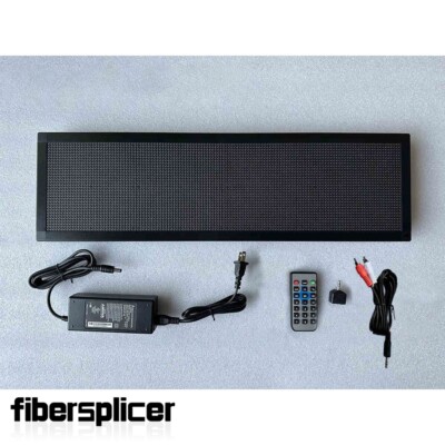 AS1000 2P4 128x32 Dot Full Color RGB Music Spectrum Display Aluminum Alloy Shell