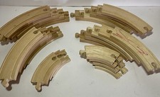 Thomas Friends Wooden Curved Train Track 6  And 2  Railway 27 Pc Lot The Tank