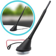 Premium 16cm Auto Antenne Verstärker Fuß M5 M6 Radio RAKU 2 II viele Fahrzeuge