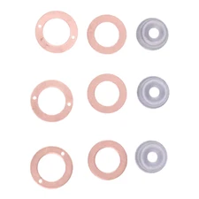 3X Injector Seal Kit W/Heat Shield 19077-53650 for Kubota D1105 D1305 D905 D1503