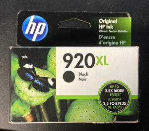 hp 920 black ink cartridge