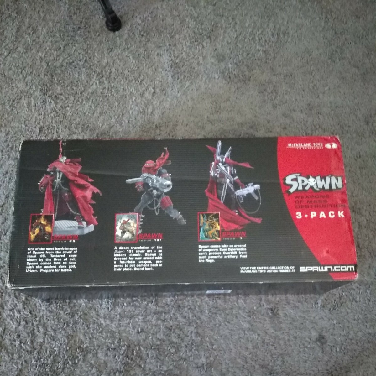 アメコミ Spawn Weapons of Mass Destruction 3-Pack spawn weapons of mass destruction 3 pack action figure box set | eBay
