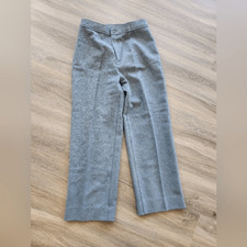 Vintage JCPenney Gray Trousers High Waist Waist Pleated Made In Usa