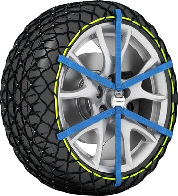 Michelin Schneekette Auto Textilschneekette 2 Stück Easy Grip Evolution 12