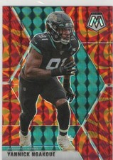 2020 Panini Mosaic - Yannick Ngakoue #103 Mosaic Reactive Orange Prizm