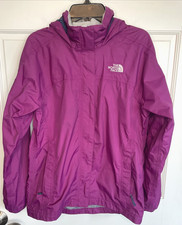 The North Face HyVent Windbreaker Hooded Rain Jacket Girl  s Sz L 14/16 Active