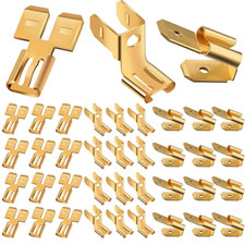36Pcs Connectors Combination Kit: Double Spade, Piggyback, Chair Terminal Qui...