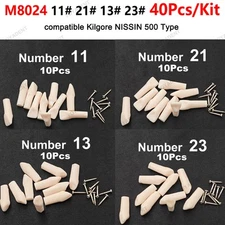 Dental Typodont Teeth Replacement Set of 40 Teeth Kilgore Nissin 500 Fit Screws