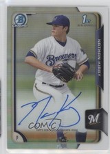 2015 Bowman Draft Chrome Pick Refractor Nathan Kirby #BCA-NK Auto 0f8