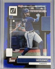2022 Panini Donruss - Variation Bo Bichette #170 Holo Blue Bo Flows