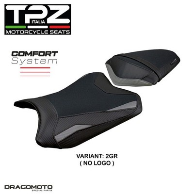 Kawasaki Ninja 300 2013-2017 Sattelbezug KWNJ3AC-2GR-2 TPZ grau COMF...